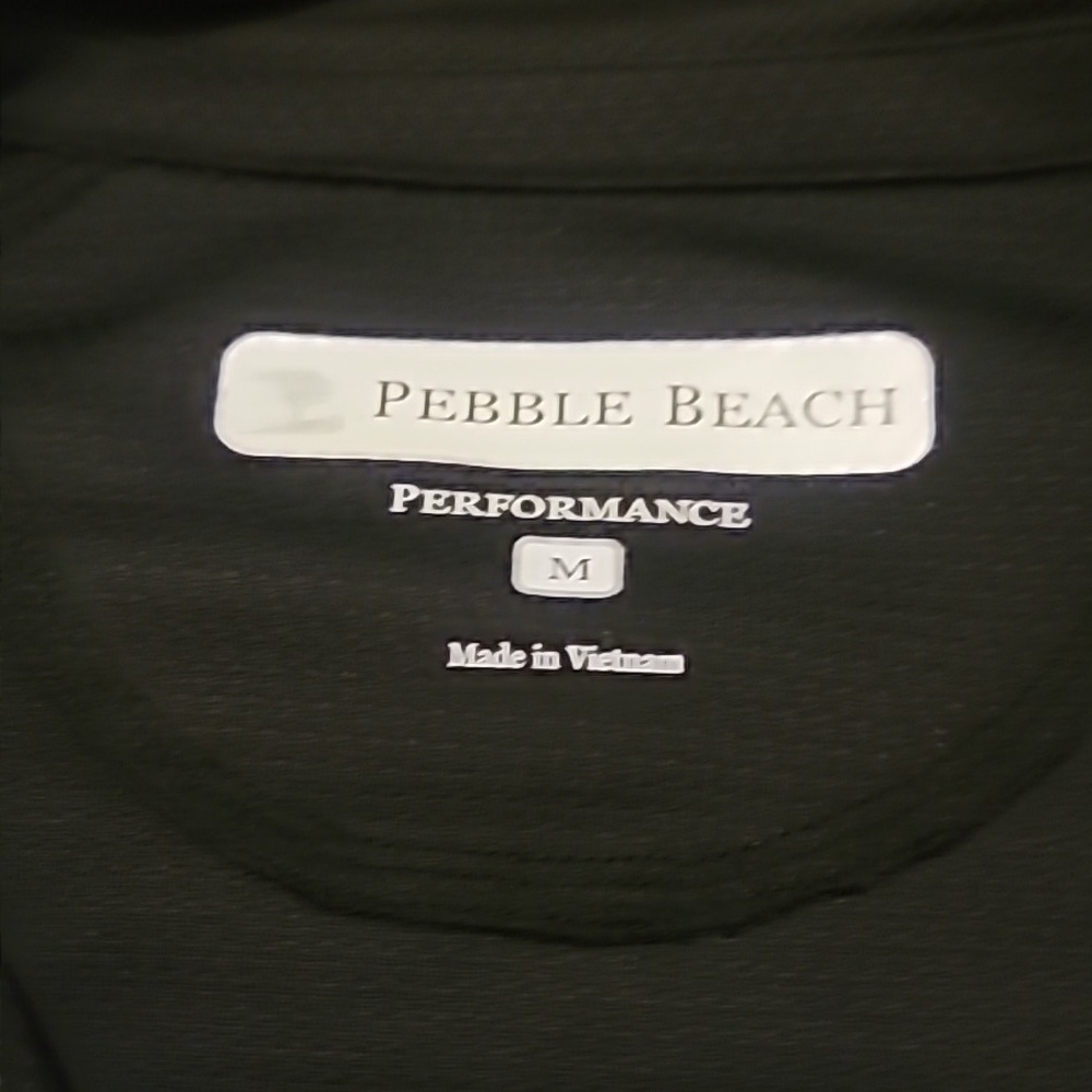 Pebble Beach Performance Long Sleeve Shirt Men's Medium - Picture 3 of 5